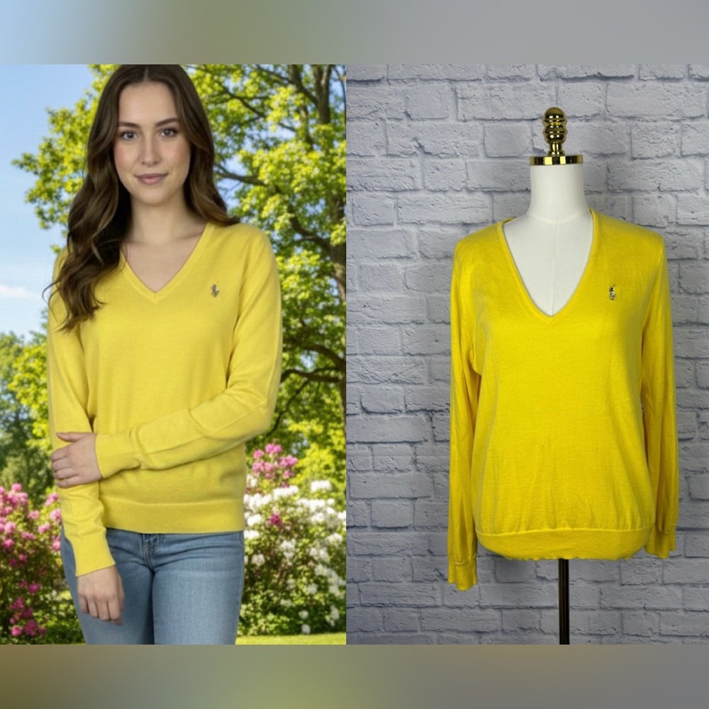 Ralph Lauren sport v-neck sweater size XL
